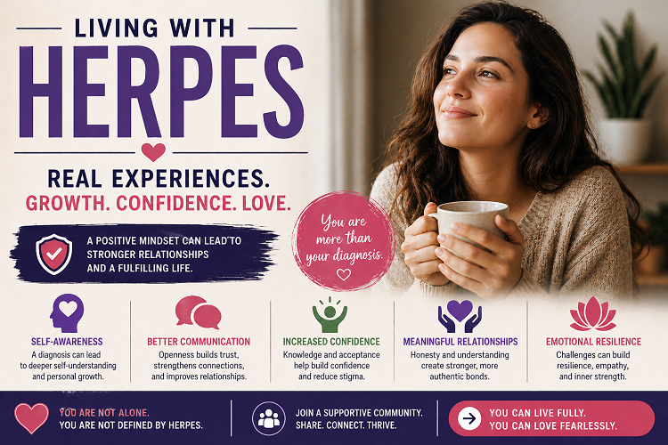Living with Herpes: Real Growth, Relationships, and a Positive Mindset