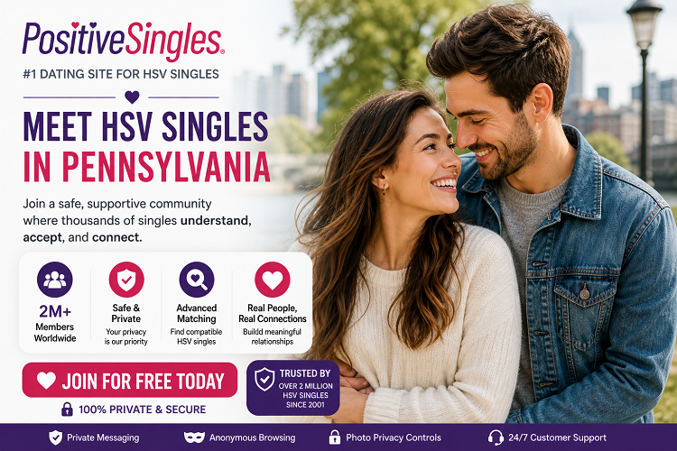 Herpes Dating in Pennsylvania – Meet Local HSV Singles