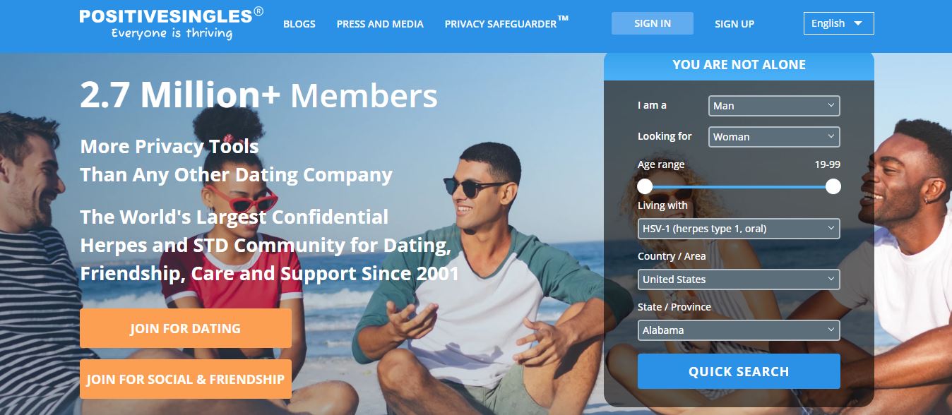 Private & Secure Herpes Dating Sites for Positive Singles